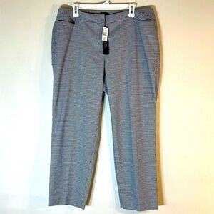 Talbots Blue and White Trousers Modern Fit